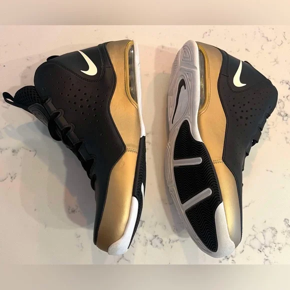 Nike Rare Air Max Wavy Men’s SZ.11 Vintage Basketball Shoes Gold/BlackNew